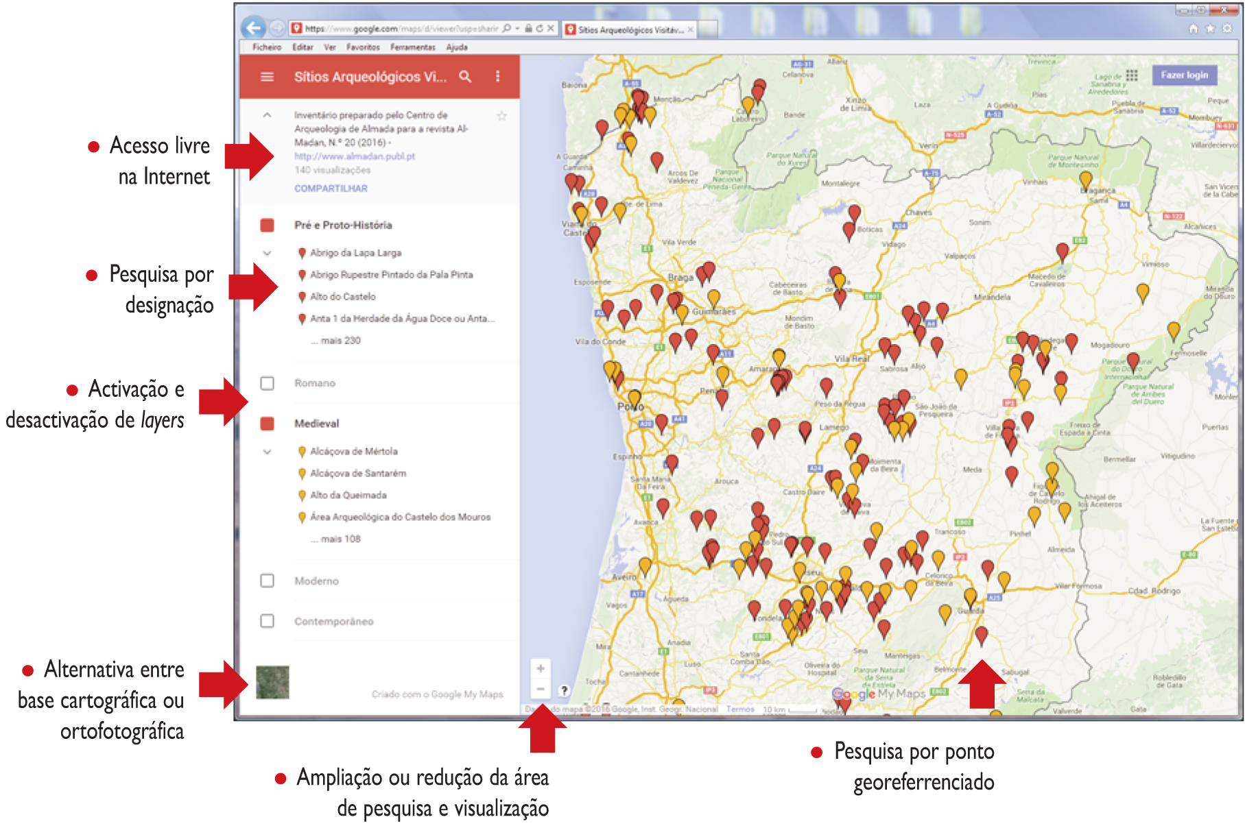 Mapa Turístico da Batalha e Património UNESCO do Centro de Portugal -  Infoportugal - Sistemas de Informação e Conteúdos